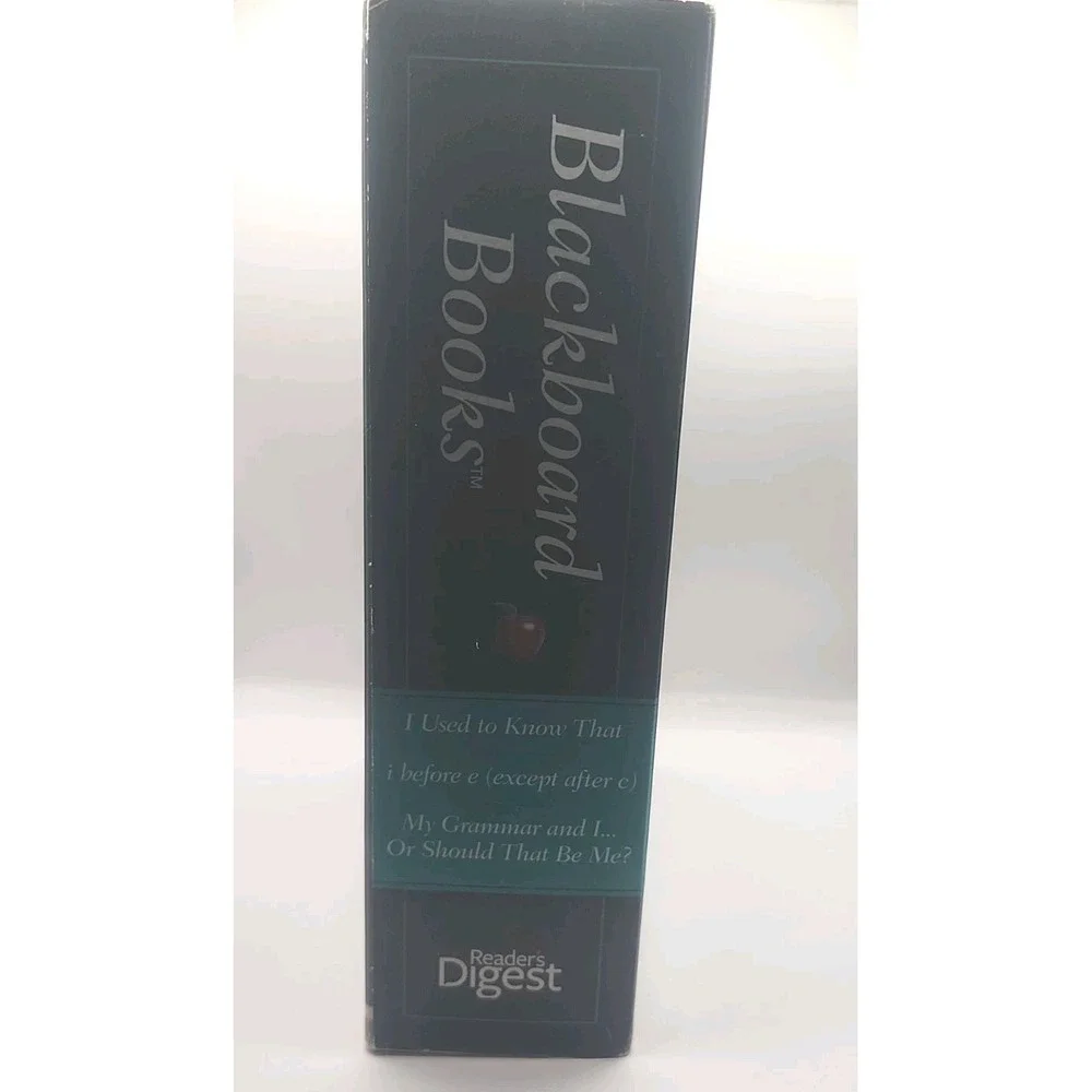 Blackboard Books I Used to Know That My Grammar and I I Before E Reader's Digest